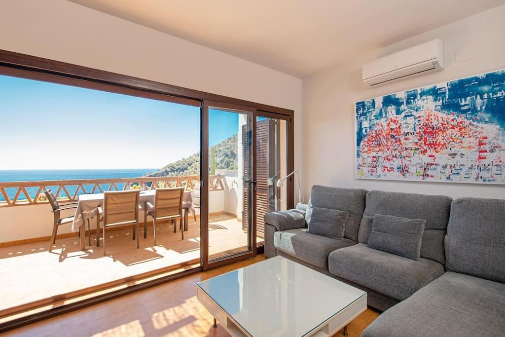 Sunny House With Great Sea Views, 3 Terraces, Private Heated Pool And Sauna ラ・エラドゥーラ エクステリア 写真